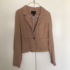 Nude/Brown formal blazer
